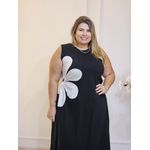 VESTIDO BELLA FLOR PRETO