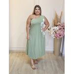 VESTIDO BELLA FLOR NULA MANGA PISTACHE
