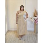 VESTIDO BELLA FLOR NULA MANGA NUDE