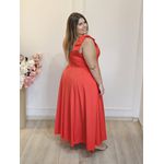 VESTIDO ALFAIATARIA LAÇO VERMELHO