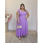 VESTIDO ALFAIATARIA LAÇO LAVANDA