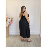 VESTIDO ALÇA LINHO PRETO 
