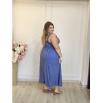 VESTIDO ALÇA LINHO AZUL JEANS 