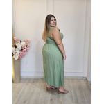 VESTIDO ALÇA LINHO PISTACHE