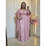 VESTIDO DE FESTA LONGO GLAMOUR ROSE