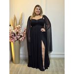 VESTIDO DE FESTA LONGO GLAMOUR PRETO