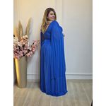 VESTIDO DE FESTA LONGO GLAMOUR AZUL ROYAL