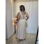 VESTIDO LIZ BEGE
