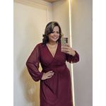 VESTIDO ELLEGANCE MANGA LONGA 