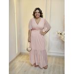 VESTIDO ELLEGANCE EM TULE ROSE