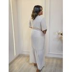 VESTIDO ELLEGANCE EM TULE NUDE BRILHO
