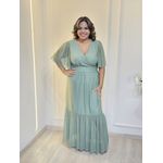 VESTIDO ELLEGANCE EM TULE PISTACHE