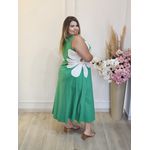VESTIDO BELLA FLOR VERDE