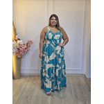 VESTIDO ZOE AZUL TURQUESA
