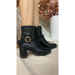 Bota Cano Médio Fivela - Preto