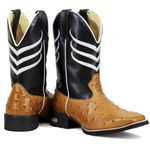 Bota Texana Bico Quadrado ESCRETE Original Caramelo 1941