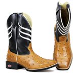 Bota Texana Bico Quadrado ESCRETE Original Caramelo 1941