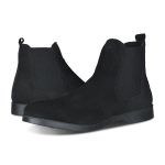 Bota Chelsea Masculina Confortavel em Camurça Legitima Preto