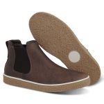 Bota Casual Masculina Estilo Chelsea em Couro Legítimo