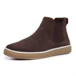 Bota Casual Masculina Estilo Chelsea em Couro Legítimo