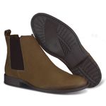 Bota Chelsea Tradicional Escrete Couro Nobuck Legitimo