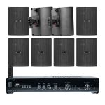 KIT SOM SLIM 160.2 + 4 PARES PS200 PRETA