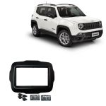 MOLDURA 4138 2DIN JEEP RENEGADE 15/19 PRETA