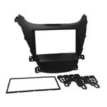 MOLDURA 3161 2DIN HYUNDAI ELANTRA 12 14 PRETA