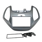 MOLDURA 4017 2DIN NOVO KA/KA + 14/17 CINZA
