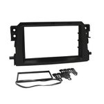 MOLDURA 3184 2DIN MERCEBES-BENS SMART 11 PRETA