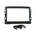 MOLDURA 4005 2DIN FIAT TORO / MOBI / UNO COMPLETO PRETO FOSC