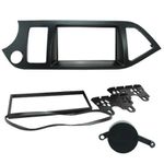 MOLDURA 3171 2DIN KIA PICANTO PRETA