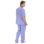 Conjunto Cirúrgico em Algodão Hospitalar Azul Real-Plus Size