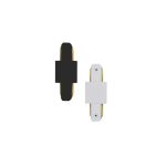 Conector Emenda Reta Bivolt Para Trilho Eletrificado Branco