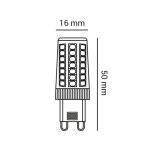 Lâmpada Led Bipino G9 3,5W 350Lm 6000K 127V Opus