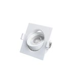 Spot Led Embutir Quadrado 5W Branco Quente 3000K 1810 Galaxy