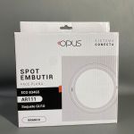 Spot Embutir Teto Quadrado Face Plana Poli 1XAR111 BR Opus