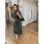 CONJUNTO HELENA COURO ECO - VERDE MILITAR