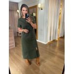 VESTIDO FENDA - AMARELO
