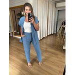 BLUSA KIMONO - AZUL