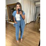 BLUSA KIMONO - AZUL