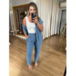 BLUSA KIMONO - AZUL
