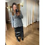 CASACO MONICA LÃ BATIDA - CINZA