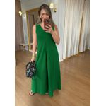 VESTIDO MALHA DE ALGODÃO VITORIA - VERDE BANDEIRA