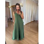 VESTIDO FRIDA EM MOLETINHO COM PRESPONTO - VERDE
