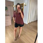 BLUSA BARRA RENDA - MARROM COM RENDA PRETA