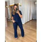 CONJUNTO CALÇA CIBELE - AZUL MARINHO 