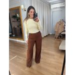 BLUSA ZARA MANGA LONGA - AMARELO MANTEIGA 