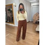 BLUSA ZARA MANGA LONGA - AMARELO MANTEIGA 