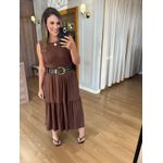 VESTIDO LIVIA - MARROM 
